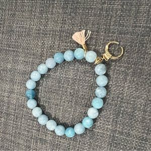 Pink laundry stretch crystal bracelet brand new in box